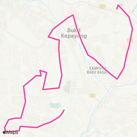 BAS.MY Seremban Terminal1 - Seremban2 map