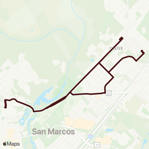 Bobcat Shuttle Mill / Post map