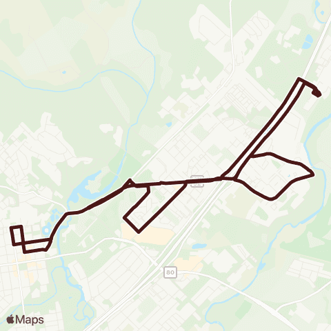 Bobcat Shuttle San Marcos East map