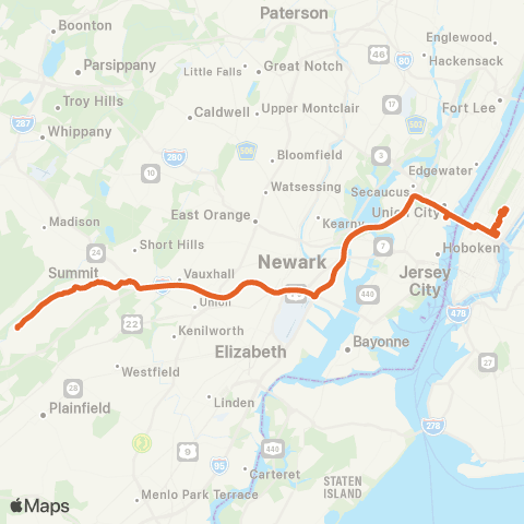 Boxcar Ridgeliner (Midtown) map