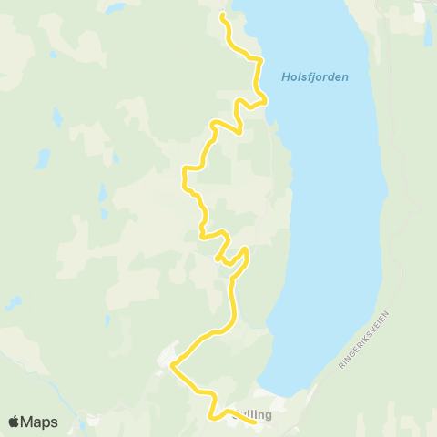 Brakar Sylling - Øverskogen - Hornstua map