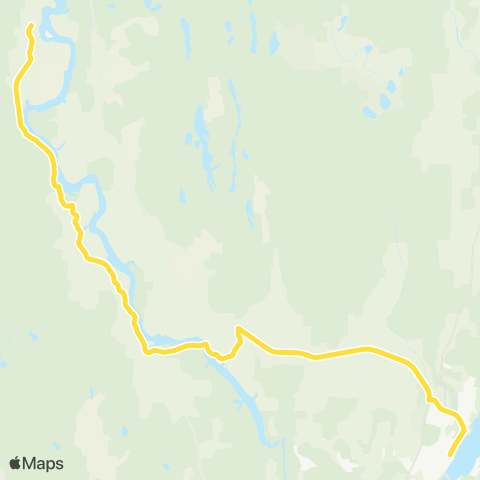 Brakar Vikersund - Snarum map