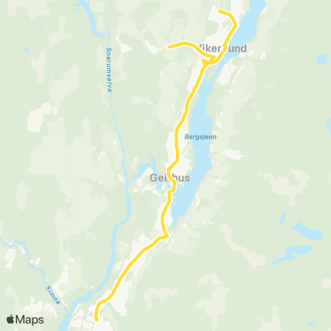 Brakar Hatle - Modum Bad - Åmot map