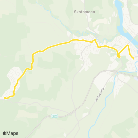 Brakar Hokksund - Ormåsen map