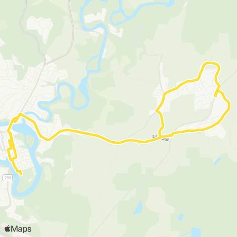 Brakar Schjongslund-Hønefoss-Haugsbygd map
