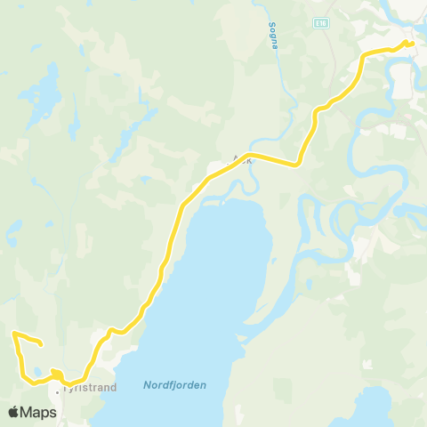 Brakar Plogen-Tyristrand-Hønefoss map