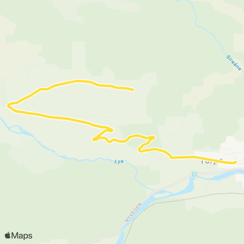 Brakar Ål - Torpo map