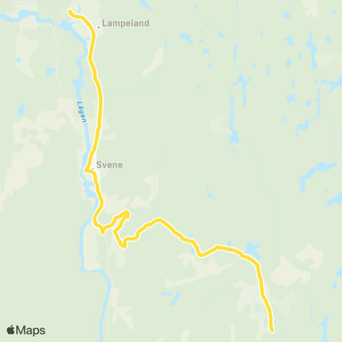 Brakar Gutterud - Svene map