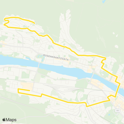 Brakar Kastanjesletta - Gulskogen map