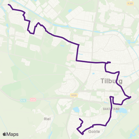 Bravo Goirle via CS - Reeshof map