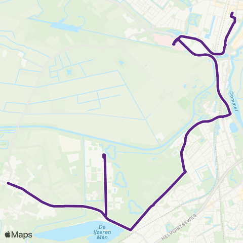 Bravo 's-Hertogenbosch - Cromvoirt map