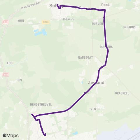 Bravo Schaijk - Uden map