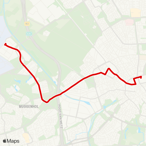 Bravo Eindhoven Airport - Eindhoven Station map
