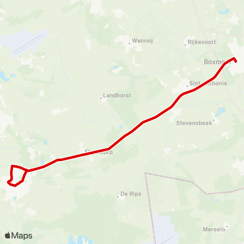 Bravo Boxmeer - Gemert map