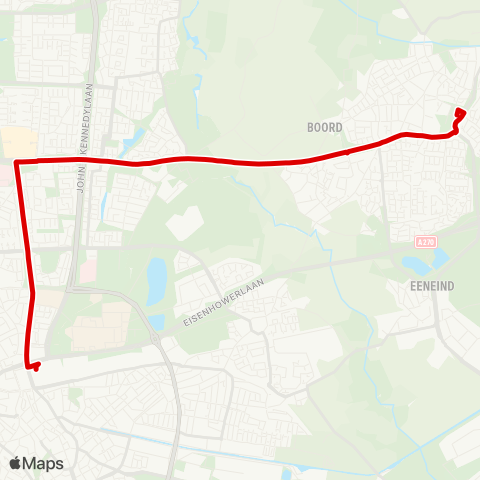 Bravo Nuenen - Summa College - Eindhoven Station map