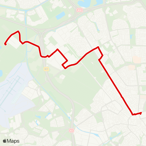 Bravo Oirschot Kazerne - Eindhoven Station map