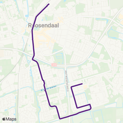 Bravo Station via Kroeven - Langdonk map