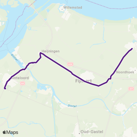 Bravo Dinteloord - Fijnaart map