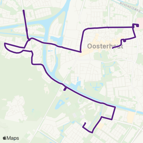 Bravo Buurstede / Den Hout - Oosterhout map