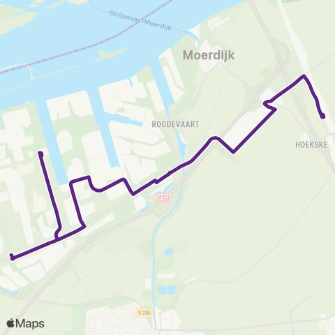 Bravo Lage Zwaluwe - Port of Moerdijk map