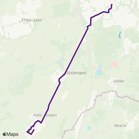 Bravo Breda - Zundert map