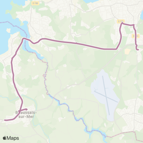 BreizhGo Car 22 Saint-Cast-le-Guildo - Saint-Malo map