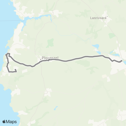 BreizhGo Car 29 TAD Trézien map