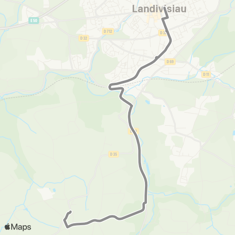 BreizhGo Car 29 Loc Eguiner-Landivisiau map