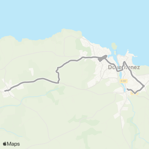 BreizhGo Car 29 Poullan-sur-Mer - Douarnenez map