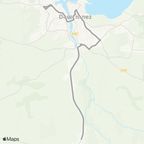 BreizhGo Car 29 Pouldergat - Douarnenez map