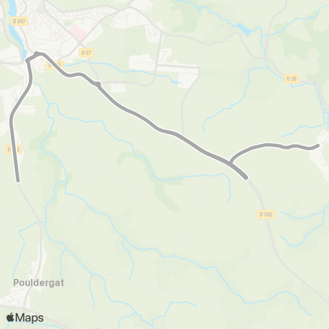 BreizhGo Car 29 Pouldergat - le Juch map