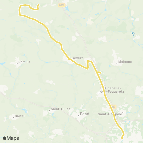 BreizhGo Car 35 St-Brieuc - Méz. - Rennes map