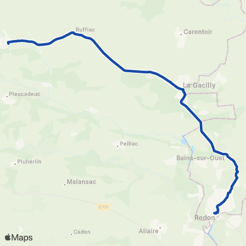 BreizhGo Car 56 Aupontdurock map