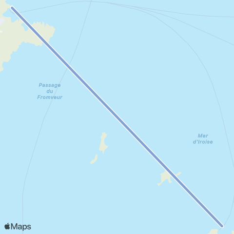 BreizhGo Bateaux - Finistère Molène - Ouessant map