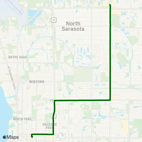 Breeze Transit Downtown / N Lockwood / University map