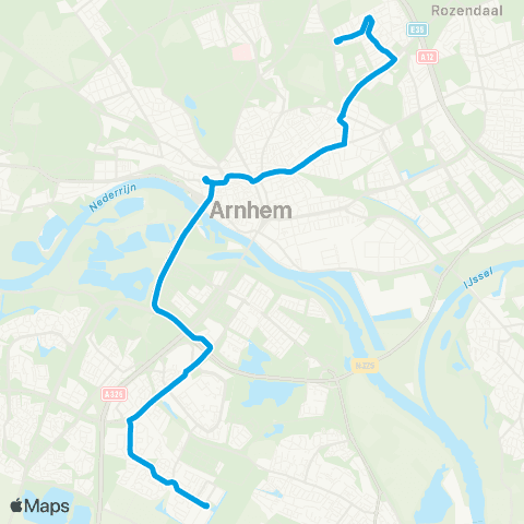 Breng Arnhem Geitenkamp - Rijkerswoerd map