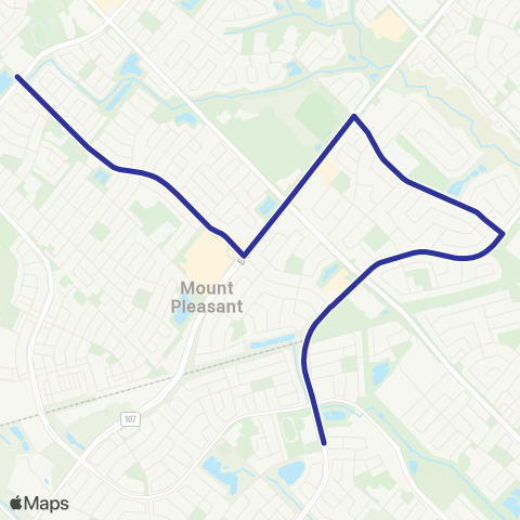 Brampton Transit St. Roch map