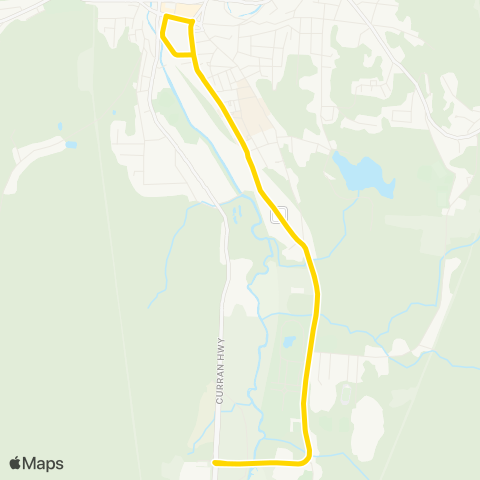 BRTA North Adams Loop map