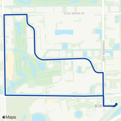 The Park at Broken Sound TPABS West map