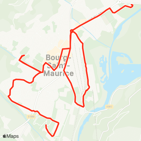 Navettes de Bourg-Saint-Maurice  map