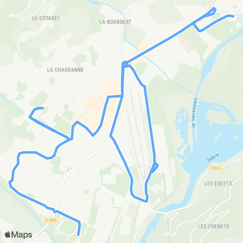 Navettes de Bourg-Saint-Maurice  map