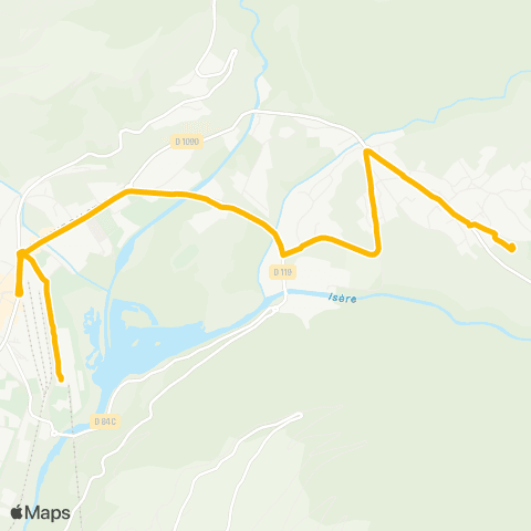 Navettes de Bourg-Saint-Maurice  map