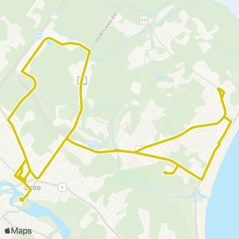 BSOOB Transit White / Saco Industrial Park - OOB map
