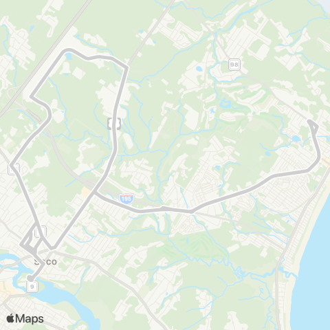 BSOOB Transit White / Saco Industrial Park - OOB map