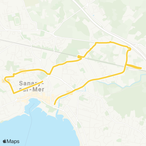 Navettes de Bandol / Sanary-sur-Mer  map