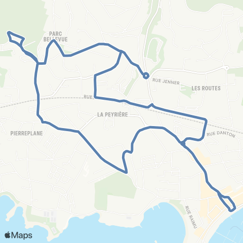 Navettes de Bandol / Sanary-sur-Mer  map