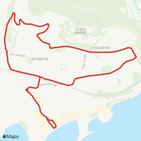 Navettes de Bandol / Sanary-sur-Mer  map