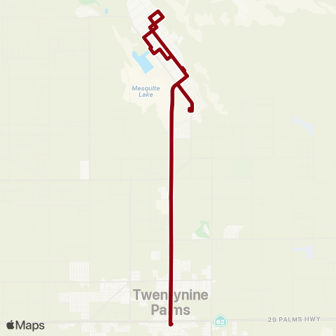 Basin Transit 3a Twentynine Palms Marine Base map