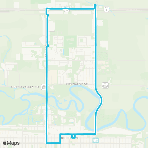 Brandon Transit TransCanada map