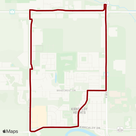Brandon Transit Corral / Hwy Hub map